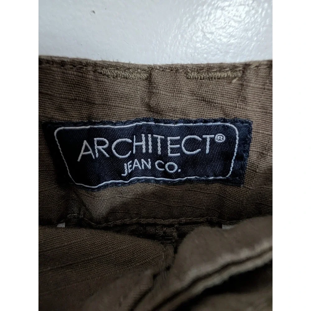 NEW Architect Jean Company SZ 38 Mens Cotton Cargo Shorts Inseam 11